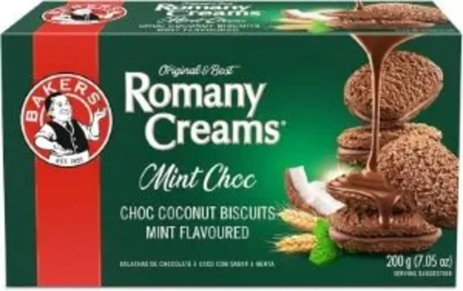 Bakers Romany Cream Mint Choc 200G